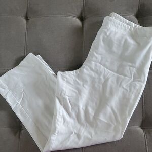 Talbots Classic White Chinos